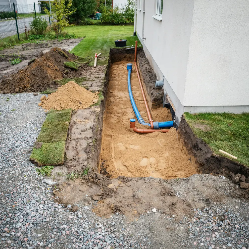 koppla kommunalt vatten avlopp vasterhaninge stockholm
